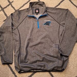 NFL carolina panthers 1/4 zip pullover